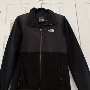 The North Face Black zip up jacket